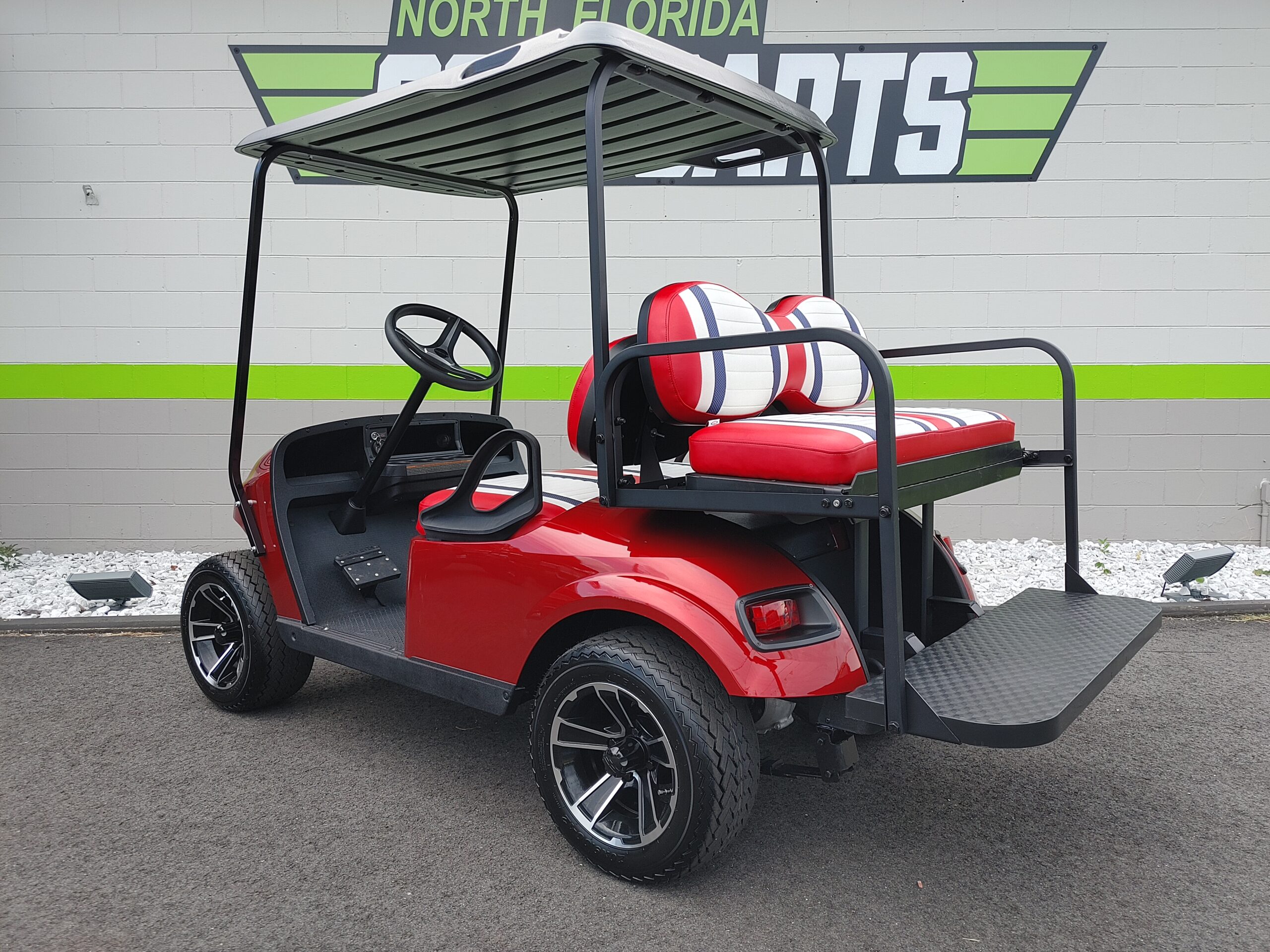 2021 EZGO TXT GAS CUSTOM - RED - Image 4