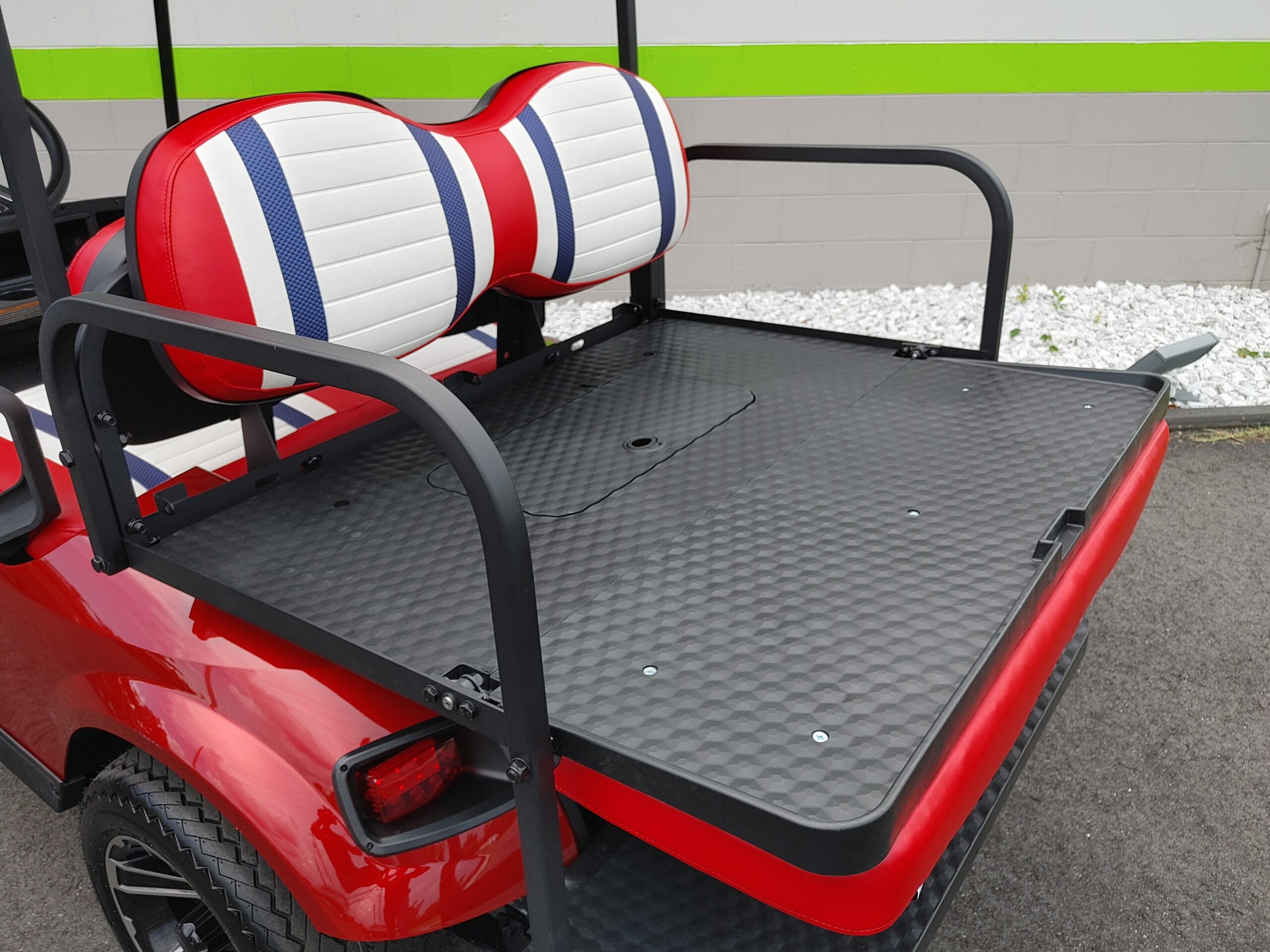 2021 EZGO TXT GAS CUSTOM - RED - Image 7